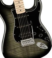 Squier Affinity Series Stratocaster FMT HSS MN Black Burst elektrische gitaar - thumbnail