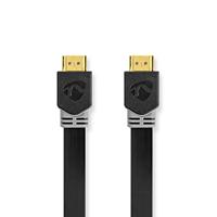 Platte High Speed HDMI-kabel met Ethernet | HDMI-connector - HDMI-connector | 2,0 m | Antraciet - thumbnail