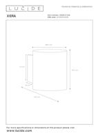 Lucide XERA - Wandlamp - Ø 8 cm - 1xG9 - Zwart - thumbnail