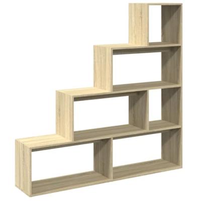 Kamerscherm / boekenkast 143,5x29x143,5 cm hout sonoma eiken
