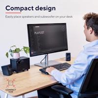 Trust Avora 2.1 PC-luidsprekers Kabelgebonden 9 W Zwart - thumbnail