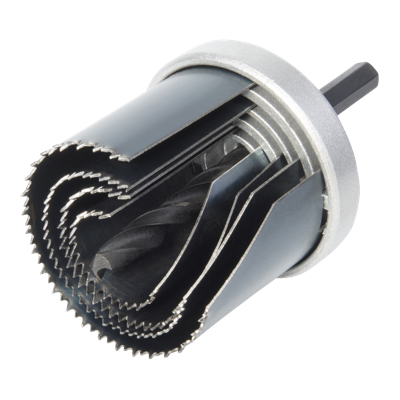 Wolfcraft Standard-gatzaag set | Ø25, 35, 43, 53mm | 1 set - 8917000 Wolfcraft Standard-gatzaag set | Ø25, 35, 43, 53mm | 1 set - 8917000