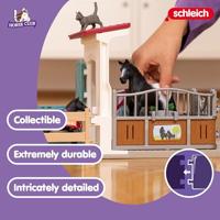 Schleich horse club paardenbox met merrie en veulen 42611 - thumbnail