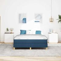 Boxspring bed Taupe, Bruin 140 x 190 cm Stof, Engineered Hout - thumbnail