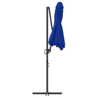 Tuin Cantilever Parasol met slot azuurblauw 372 x 198 x 253 cm - thumbnail