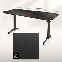 Gaming bureau Huzaro Hero 4.7 Black - thumbnail