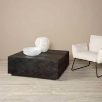 Tower Living Salontafel 'Ziano' Visgraat, 80 x 80cm - thumbnail
