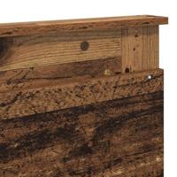 Bedframe met hoofdeinde Oudhout 200 x 200 cm Massief grenenhout - thumbnail