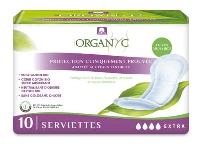 Organyc Verband Urineverlies Extra 10