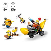 LEGO 75580 Minions Bananenauto 136-delige bouwspeelgoed - thumbnail