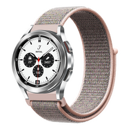 Sport Loop nylon bandje - Zand roze - Samsung Galaxy Watch 4 Classic - 42mm / 46mm Sport Loop nylon bandje - Zand roze - Samsung Galaxy Watch 4 Classic - 42mm / 46mm