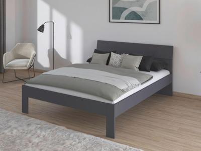 Bed FLASH 140x200 cm metaalgrijs Bed FLASH 140x200 cm metaalgrijs