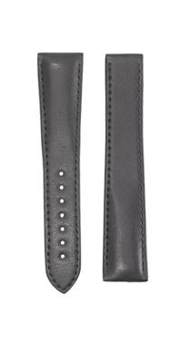 Horlogeband Omega 032Z017135 / 31032425001002 Vegan Zwart 20mm