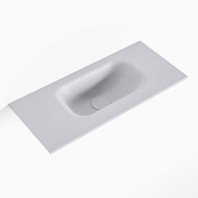 MONDIAZ EDEN Cale solid surface inleg wastafel voor toiletmeubel 50cm. Positie wasbak rechts