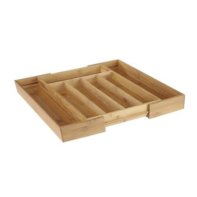 HI bestekbak uitschuifbaar bamboe