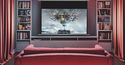 elektrisch projectiescherm HomeCinema 200 x 200 cm elektrisch projectiescherm HomeCinema 200 x 200 cm