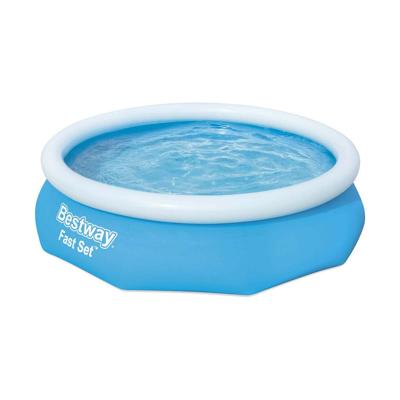 Bestway zwembad fast set rond 305 (blauw/lichtblauw, incl. filterpomp (220-240v)) Bestway zwembad fast set rond 305 (blauw/lichtblauw, incl. filterpomp (220-240v))