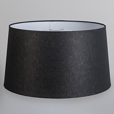 QAZQA Moderne hanglamp staal met kap 45 cm zwart - Cappo 1