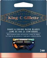 Gillette Gillette King C Scheermesjes Shave & Edging Scheermesjes - 3 Mesjes - thumbnail