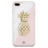 iPhone 8 Plus/7 Plus siliconen hoesje - Ananas - thumbnail