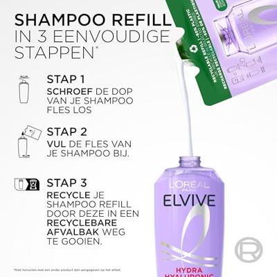 Elvive Shampoo hydra hyaluronic navulling 250 Milliliter