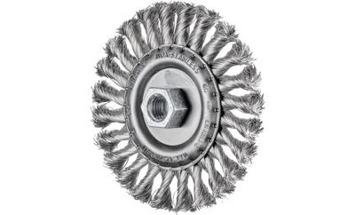 PFERD TOOLS Ronde borstel getordeerd RBG Ø 115 x 12 mm M14 Ø roestvrijstalen draad 0,35 voor haakse slijpers POS RBG 11512/M14 INOX 0,35 43312004 1 stuk(s)