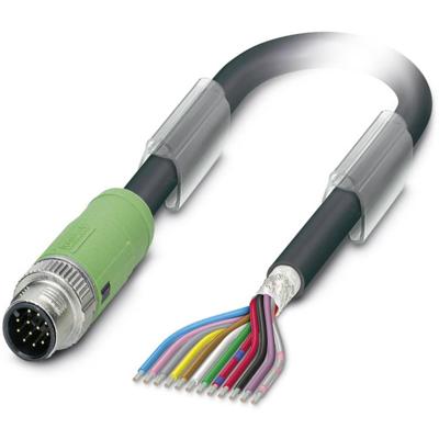 Phoenix Contact 1430048 Sensor/actuator connector, geassembleerd M12 Aantal polen (sensoren): 12 Stekker, recht 1.50 m 1 stuk(s) Phoenix Contact 1430048 Sensor/actuator connector, geassembleerd M12 Aantal polen (sensoren): 12 Stekker, recht 1.50 m 1 stuk(s)