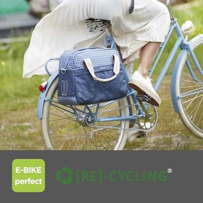 Basil bohème fietsschoudertas - groen, 18l