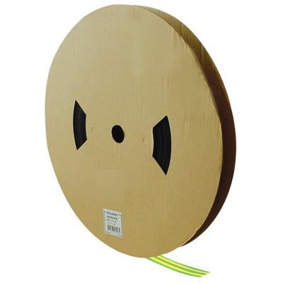 Haspel Krimpkous Polyolefin Geel / Groen krimpt 1:2 D=3.2mm