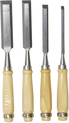 CON:P Steekbeitelset Hout 4Dlg - CPT861000