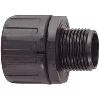 HellermannTyton 166-21020 HG10-S-M16 Slangbevestiging Zwart M16 6.30 mm Recht 1 stuk(s) - thumbnail