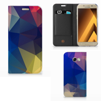 Samsung Galaxy A5 2017 Stand Case Polygon Dark - thumbnail