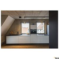 SLV PlafondlampTriledo GU10 2-lichts 16cm zwart - 1002005 - thumbnail