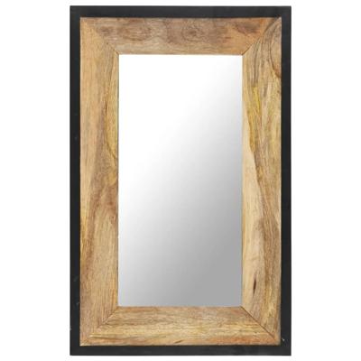 VidaXL Spiegel 80x50 cm massief mangohout