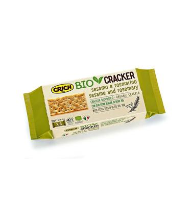 Crich Biocrackers Sesam & Rozemarijn Crich Biocrackers Sesam & Rozemarijn