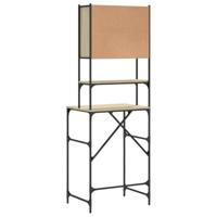 Wasmachinekast 68x48,5x194 cm sonoma eikenkleurig - thumbnail