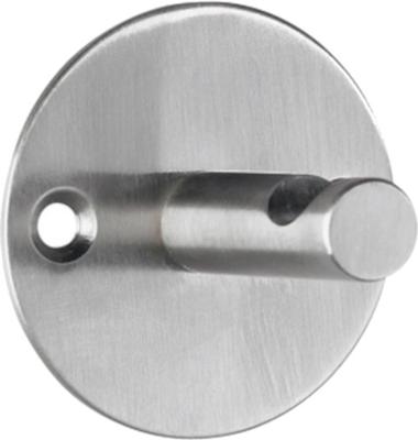 Alco al-2847 wandgarderobe zilver 1 haak incl. bevestigingsmateriaal