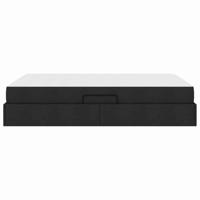 Opbergbed met matras met matras Zwart 140 x 190 cm Polyester - thumbnail