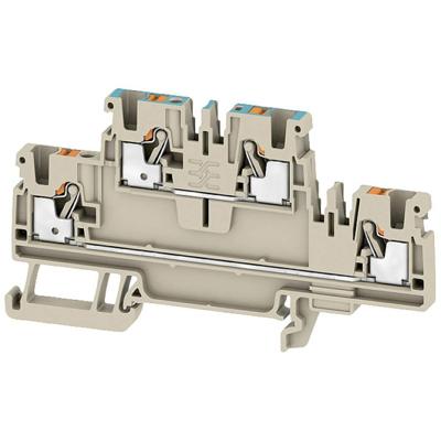 Weidmüller 2723370000 Meeretageklem Push-In-klem, Steekaansluiting Donkerbeige 50 stuk(s)