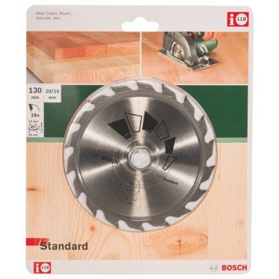 Bosch Accessoires Cirkelzaagblad Basic 130X22X20/16,T18 - 2609256802