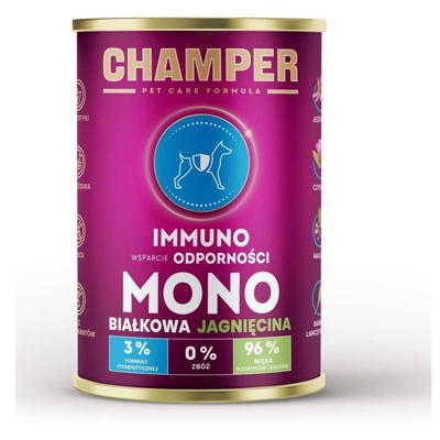 CHAMPER Immuno Lamb - natvoer voor honden - 400g