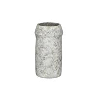 PTMD Bloempot Nimma grijs 16x16x30cm - thumbnail