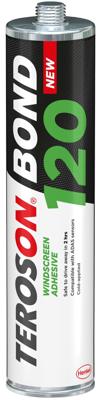 TEROSON raamsticker "bond 120" (pu 8596) window adhesive set 310ml bond 120