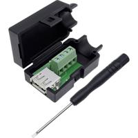 Quadrios 2001C199 USB 2.0 modulaire busset, type A Bus, recht 1 stuk(s) - thumbnail