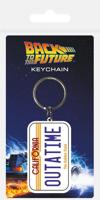 Back to the Future Rubber Keychain License Plate 6 cm - thumbnail