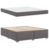 Bedframe Grijs 180 x 200 cm Kunstleer - thumbnail