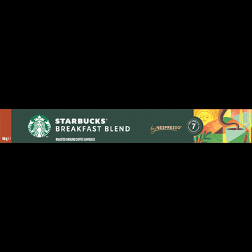 Starbucks by Nespresso Breakfast Blend 10 Stuks 56 g bij Jumbo