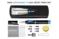 Ersa Independent 75 Profi-set Gassoldeerset +580 °C 60 min. Incl. soldeerpunt, Met Piëzo-ontsteker 1 stuk(s) - thumbnail
