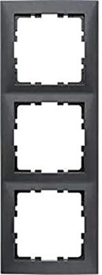 Berker S1 afdekraam 3-voudig antraciet mat 10103277