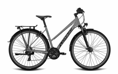 CONWAY trekkingfiets "ts 3.0" mod. 22 bike conw. ts 3.0 28/45 trap. 21sp grey/moos